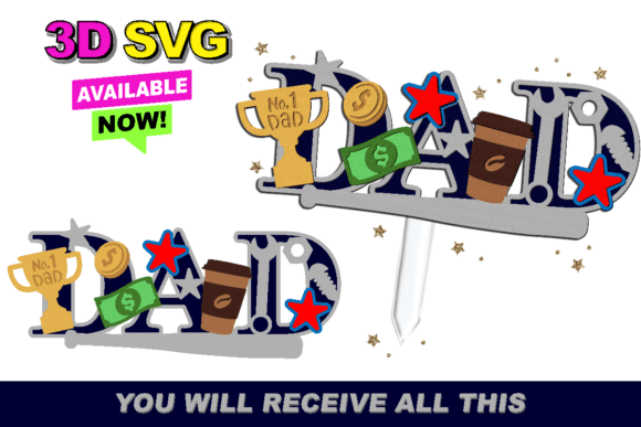 Adorno Para Tarta De Papa Creativo Digital